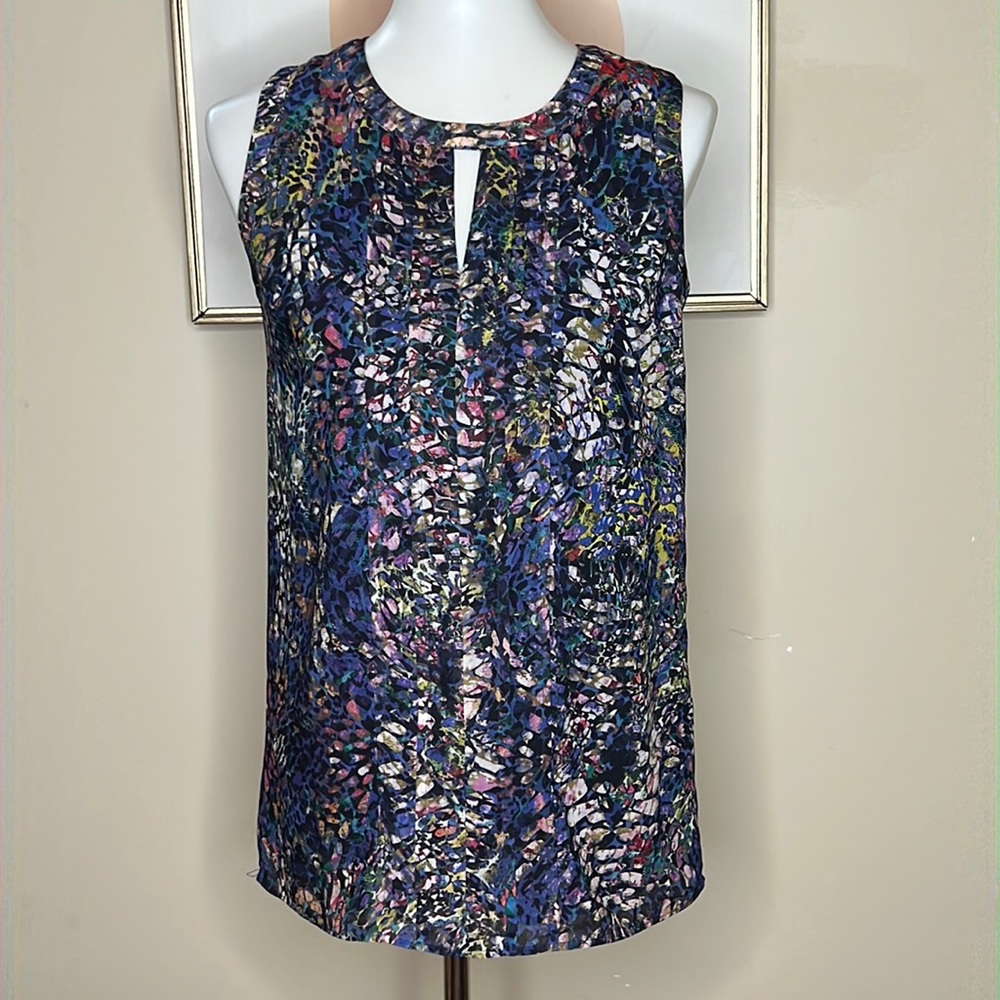 CAbi Stained Glass sleeveless blouse